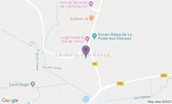 Localisation Launois sur Vence Ap - 08430