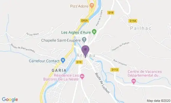 Localisation Arreau - 65240