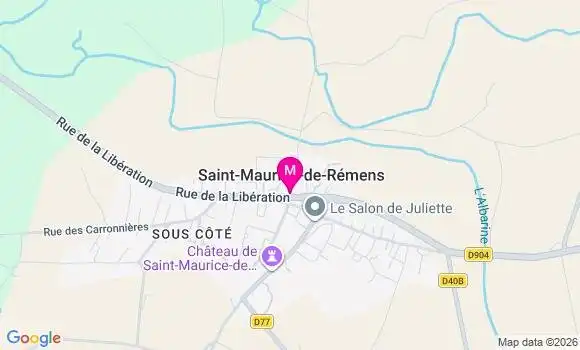Localisation Saint Maurice de Remens - 01500