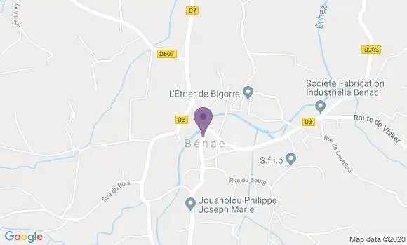 Localisation Benac Bp - 65380