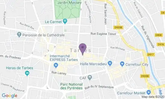 Localisation Borderes sur l