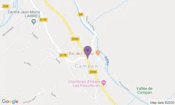 Localisation Campan - 65710