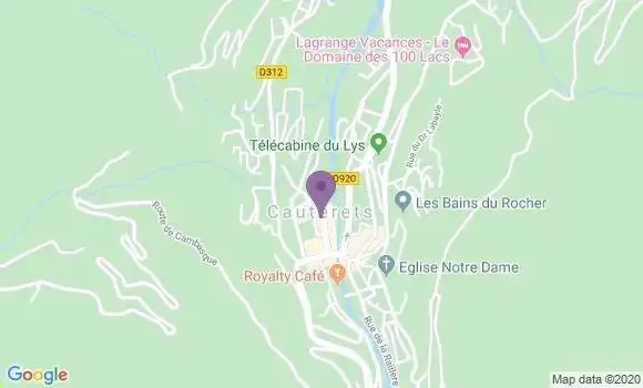 Localisation Cauterets - 65110