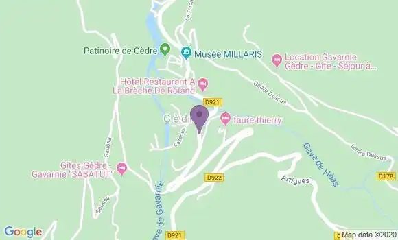 Localisation Gedre Ap - 65120