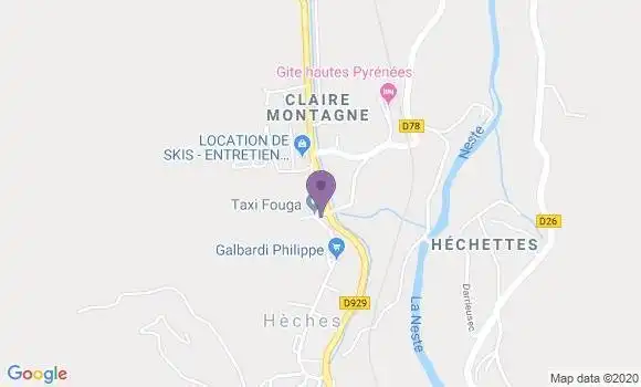 Localisation Heches Ap - 65250