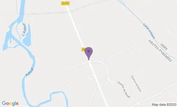 Localisation Labatut Riviere Bp - 65700