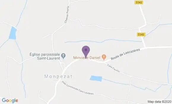 Localisation Lascazeres Ap - 65700