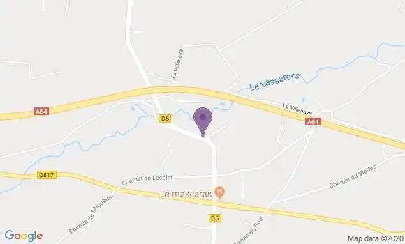 Localisation Laslades Bp - 65350