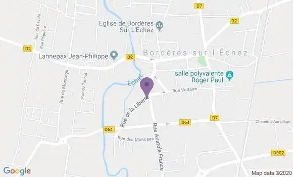 Localisation Oursbelille Bp - 65490