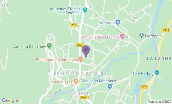 Localisation Pierrefitte Nestalas - 65260