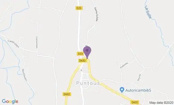 Localisation Puntous Ap - 65230
