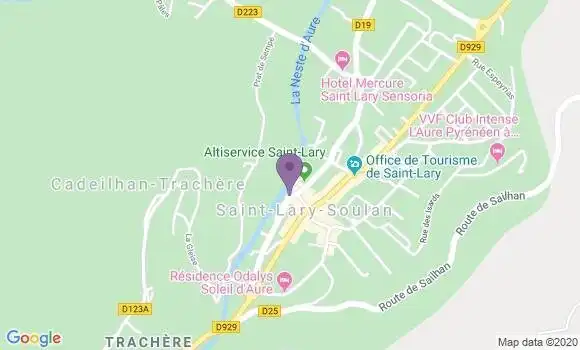 Localisation Saint Lary Soulan - 65170