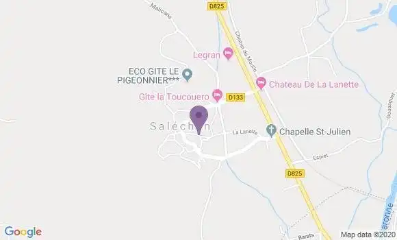 Localisation Salechan Ap - 65370