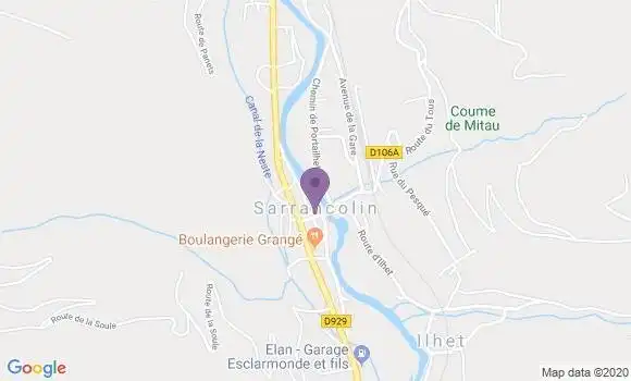 Localisation Sarrancolin Bp - 65410