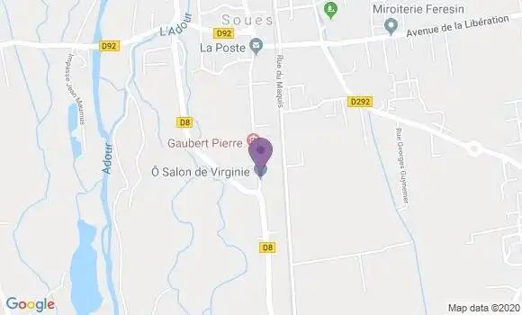 Localisation Soues - 65430