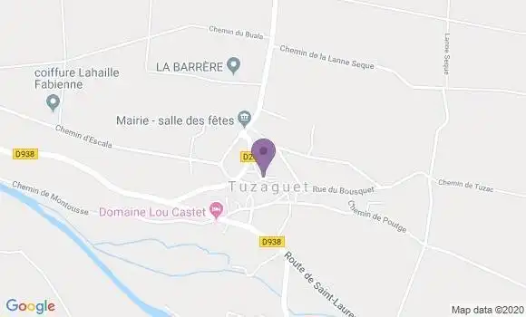 Localisation Tuzaguet Bp - 65150