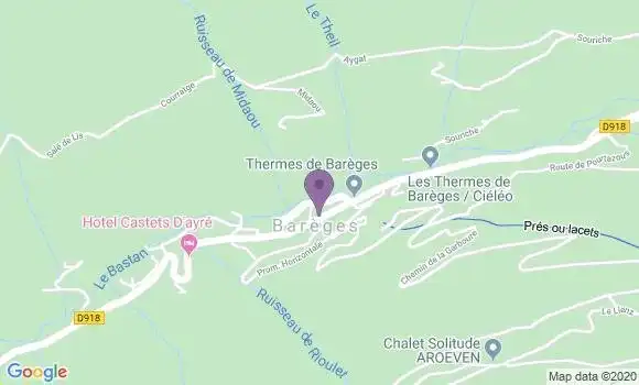 Localisation Bareges Ap - 65120