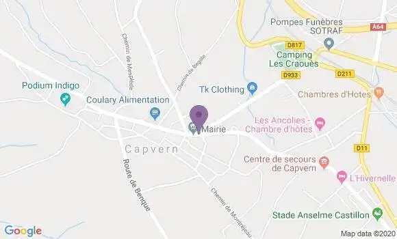 Localisation Capvern Village - 65130