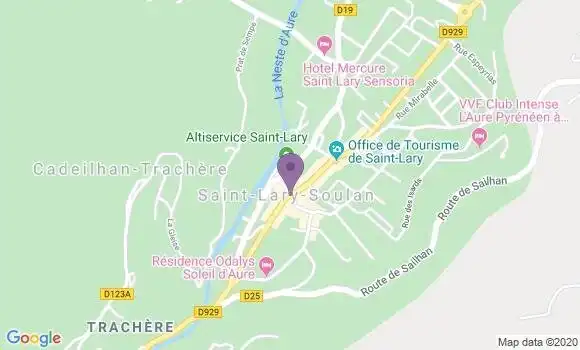 Localisation Saint Lary Soulan Ap - 65170