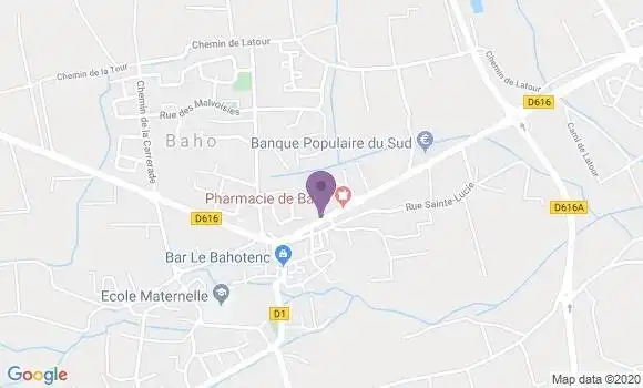 Localisation Baho Bp - 66540