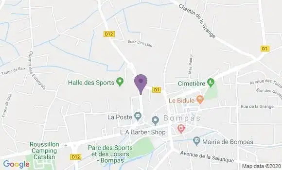 Localisation Bompas - 66430