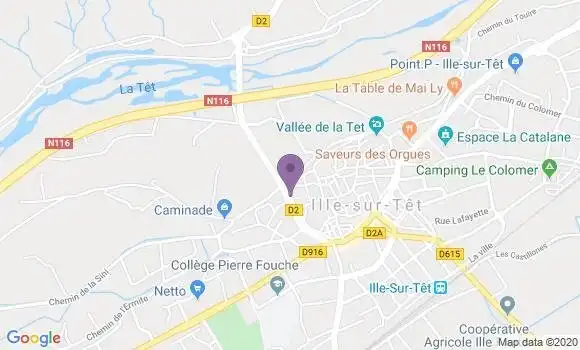 Localisation Bouleternere Bp - 66130