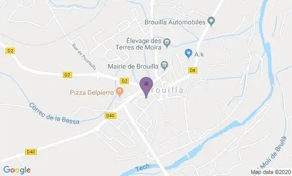 Localisation Brouilla Bp - 66620