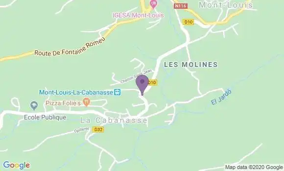 Localisation La Cabanasse Ap - 66210