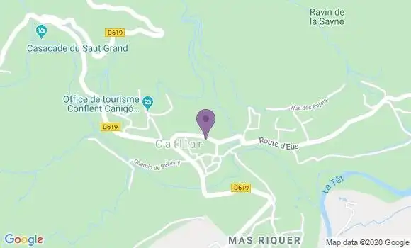 Localisation Catllar Bp - 66500