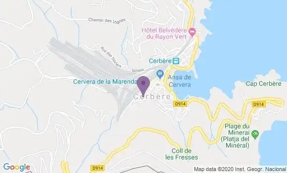 Localisation Cerbere Bp - 66290