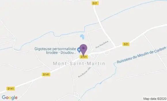 Localisation Monthois Bp - 08400