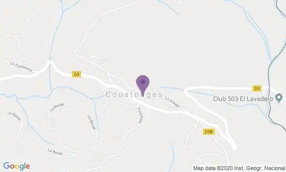 Localisation Coustouges Ap - 66260