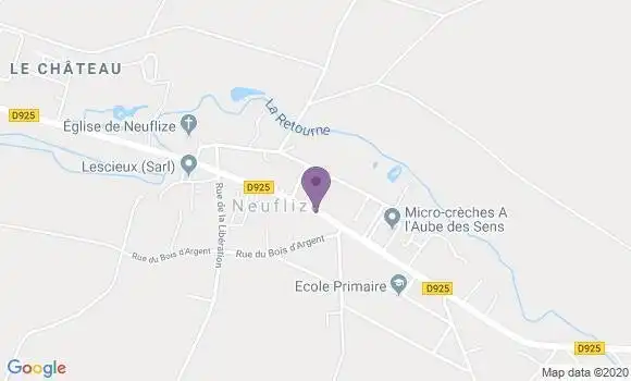 Localisation Neuflize Bp - 08300