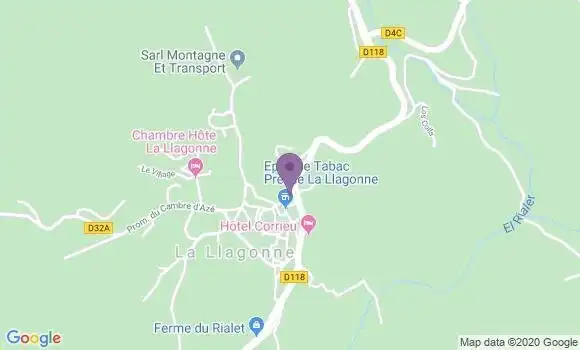 Localisation La Llagonne Ap - 66210