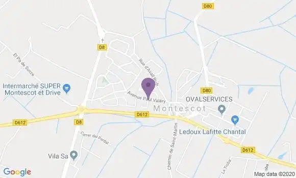 Localisation Montescot Bp - 66200