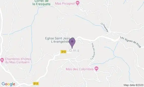Localisation Oms Ap - 66400