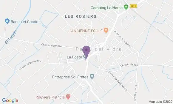 Localisation Palau Del Vidre - 66690