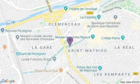 Localisation Perpignan Arago Rp - 66000