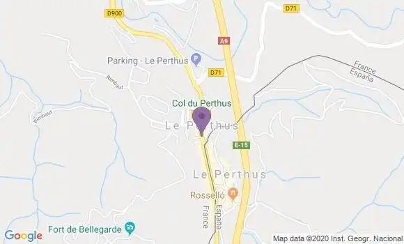 Localisation Le Perthus Bp - 66480