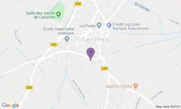Localisation Pollestres Bp - 66450