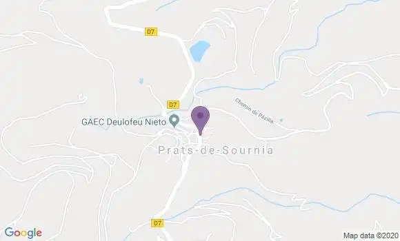 Localisation Prats de Sournia Ap - 66730
