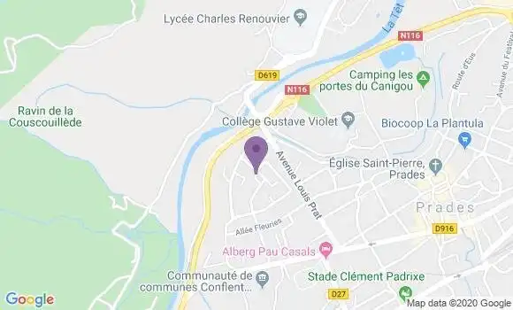 Localisation Ria Bp - 66500