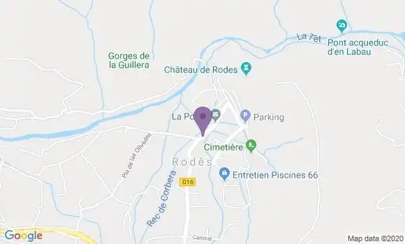 Localisation Rodes Ap - 66320