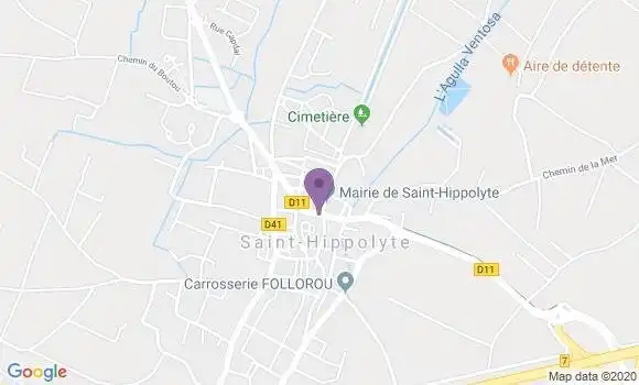 Localisation Saint Hippolyte Bp - 66510