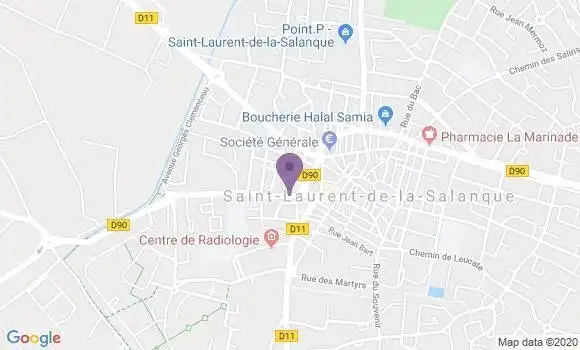 Localisation Saint Laurent de la Salanque - 66250