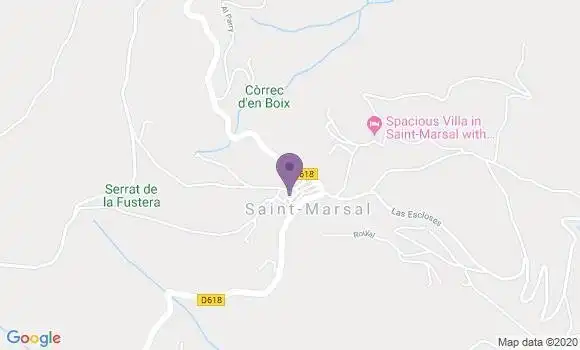 Localisation Saint Marsal Ap - 66110