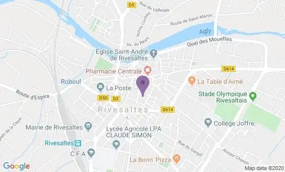 Localisation Salses le Chateau Bp - 66600