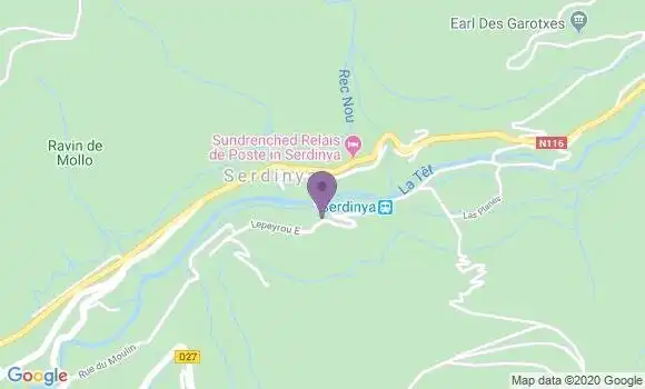 Localisation Serdinya Ap - 66360