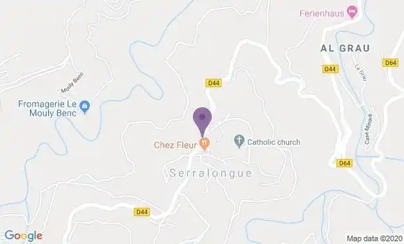 Localisation Serralongue Ap - 66230