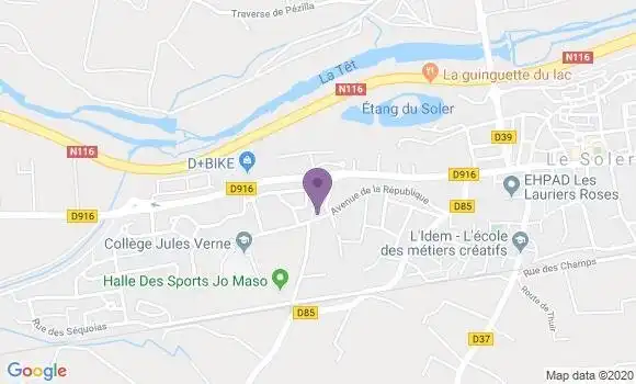 Localisation Le Soler - 66270